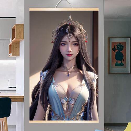 斗罗大陆波塞西挂画国漫美女装饰画客厅卧室壁画电竞房网咖墙画
