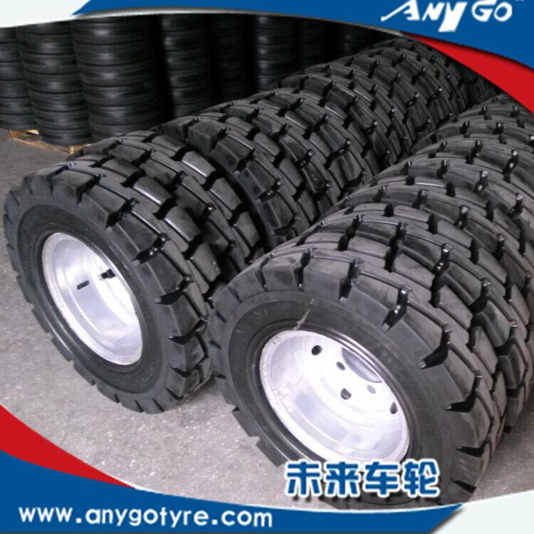 厂家销售叉车铲车拖车AnyGo牌实心轮胎7.50-16及配套轮辋两套起定