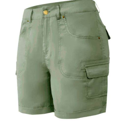Womens Cargo Shorts Casual Summer High Waisted Casual Shorts