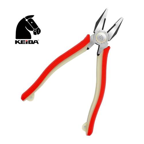 马牌IBA原装进口28557老虎钳钢丝平口钳FCI-108E夜光手柄断K线钳