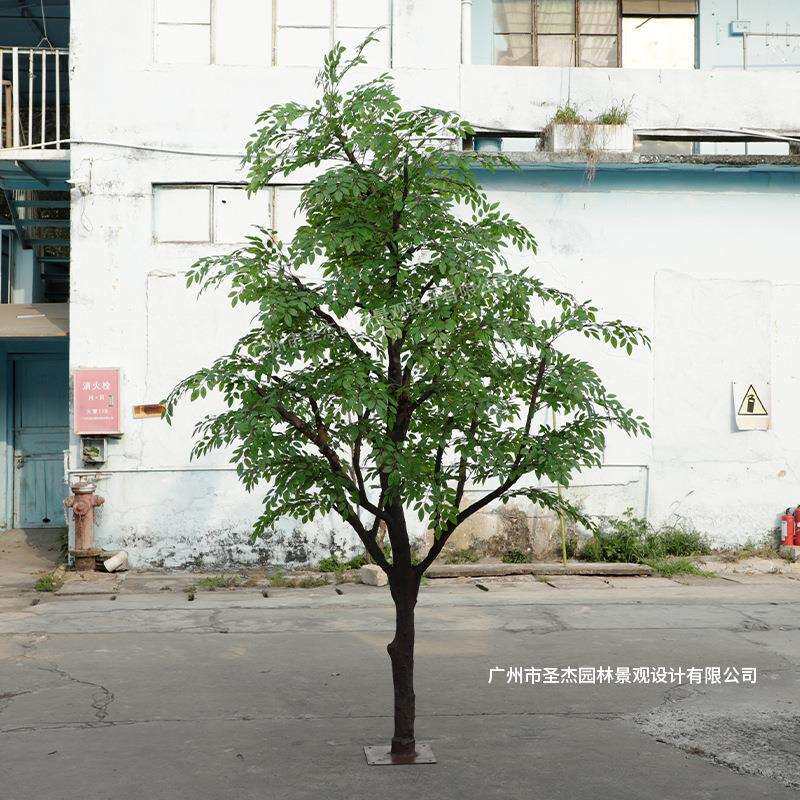 厂家直销仿真榆树人造大型造型假树室内外酒店餐厅仿真榆树绿植树