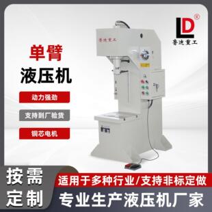 厂家供应单臂液压机10t20t40t压力机轴承压装 粉末成型汽车零部件