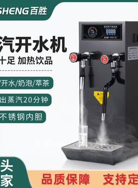 商用蒸汽开水机奶茶店蒸汽奶泡机大功率全自动咖啡奶茶加热机器