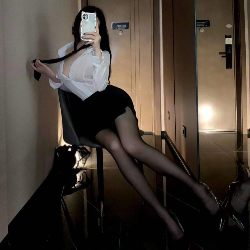 ol制服教师丝袜吊带包臀裙秘书服上班服短裙老师空姐上衣职业套装