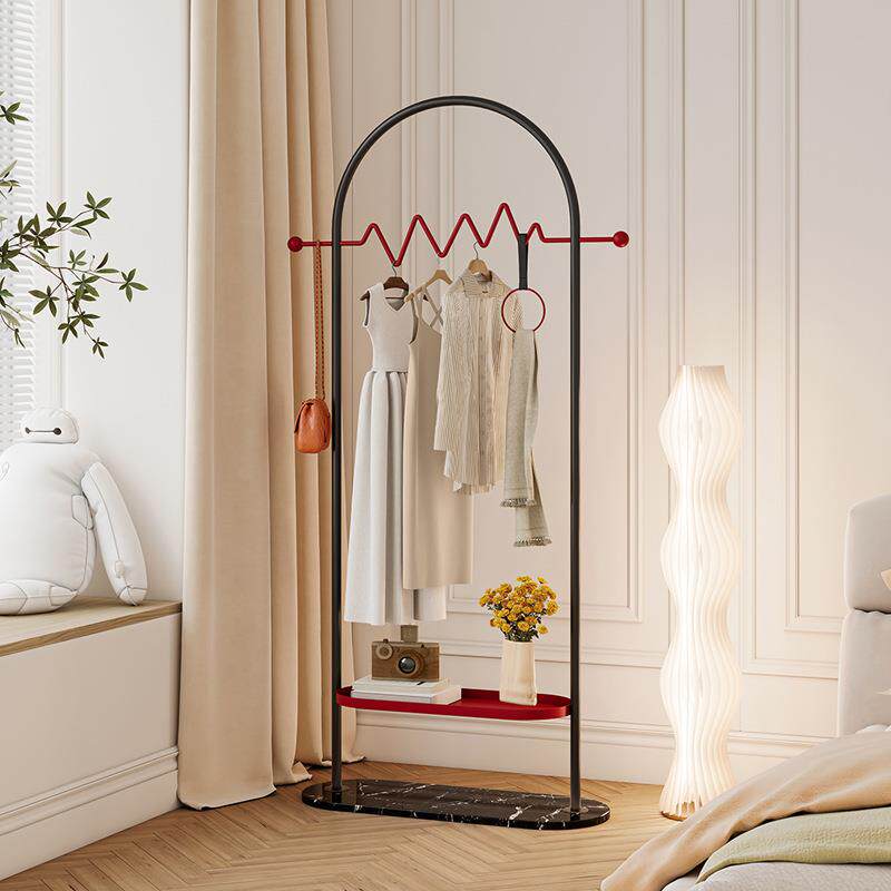 Q&法风式复款古224年新衣帽架落地卧室家用心跳衣帽创意衣服0架奶