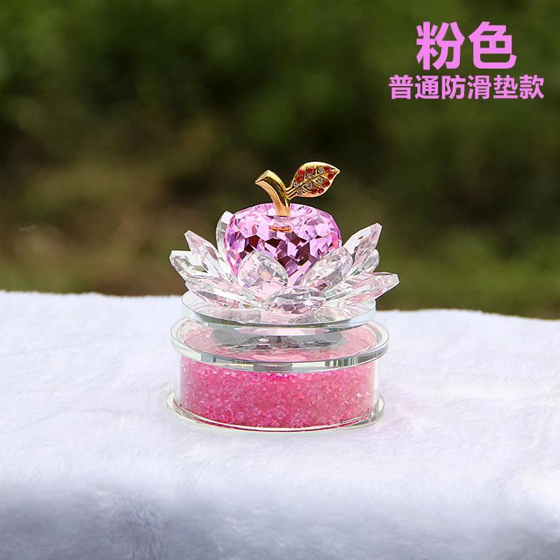 高档汽车香水晶莲花水太阳能香女神款车内创装饰高档车载意摆件网