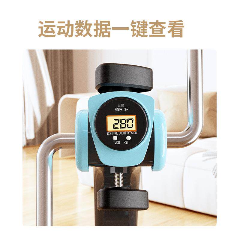 老年人锻炼训练器家用迷你踏步机折叠上下肢训练车手部腿部健身车