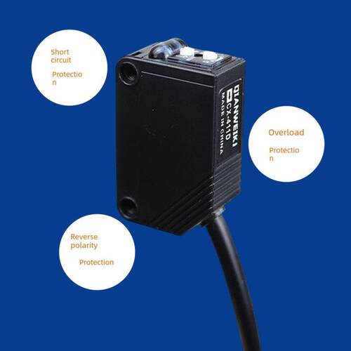 红外激光漫反射通束光电开关Cx-411/491/424/423/441方形传感器