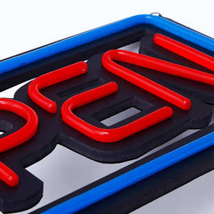 出口柔性霓虹灯带广告牌 发光字霓虹灯牌open灯箱霓虹灯50