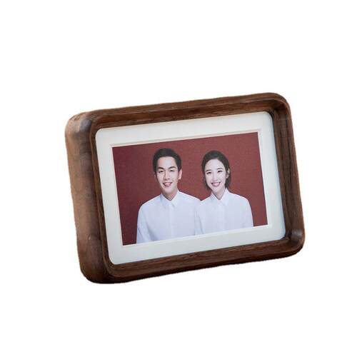 实木相框摆台结婚登记照6寸六8结婚证相框件婚纱照洗照片做成相框