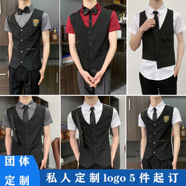 夜场男装少爷服短袖衬衫理发店，发型师酒吧餐厅ktv服务员工作制服