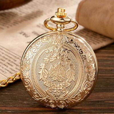 Pocket watch vintage necklace watch for men and women怀表