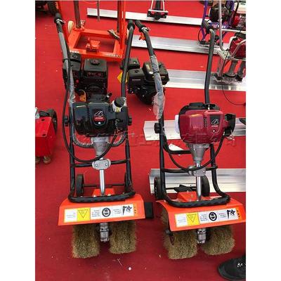 手推式彩钢瓦除锈机 瓦房屋顶除锈打磨机 钢结构屋顶生锈翻新机