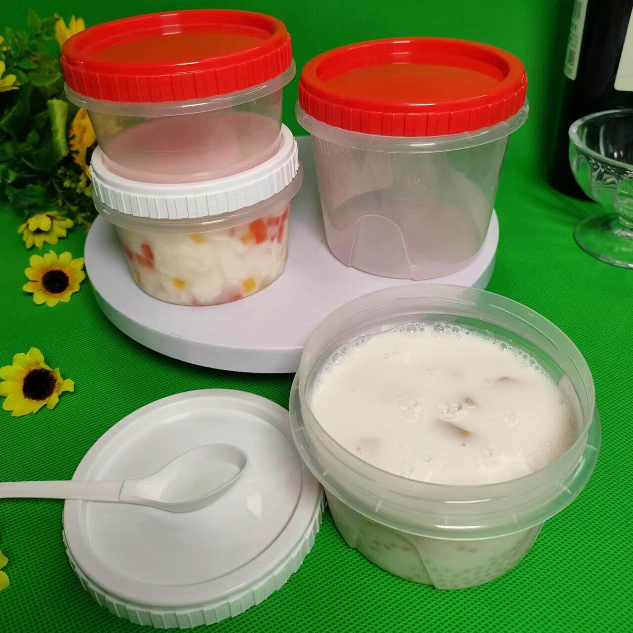 一次性外送打包碗食品级专用饭盒加厚防高温汤碗糖水粥粉圆形汤杯