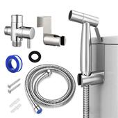 Hand Faucet Protable Toilet Stainl Black Sprayer Bidet