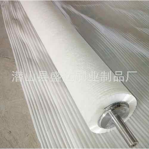 工毛刷厂家销售尼光龙业料丝铜钢丝打磨抛除磨锈1380弹簧刷滚毛刷