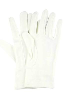 汉盾 HD-GP5507 涤纶18g 背三筋白色礼仪手套 10付/打，180g/打