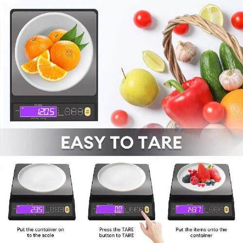 5kg/10kg Electronic Kitchen Scale Waterproof Rechargeable