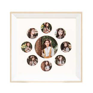 创意婚纱照挂墙相框洗照片多宫格画框批发情侣多张照片组合相片框