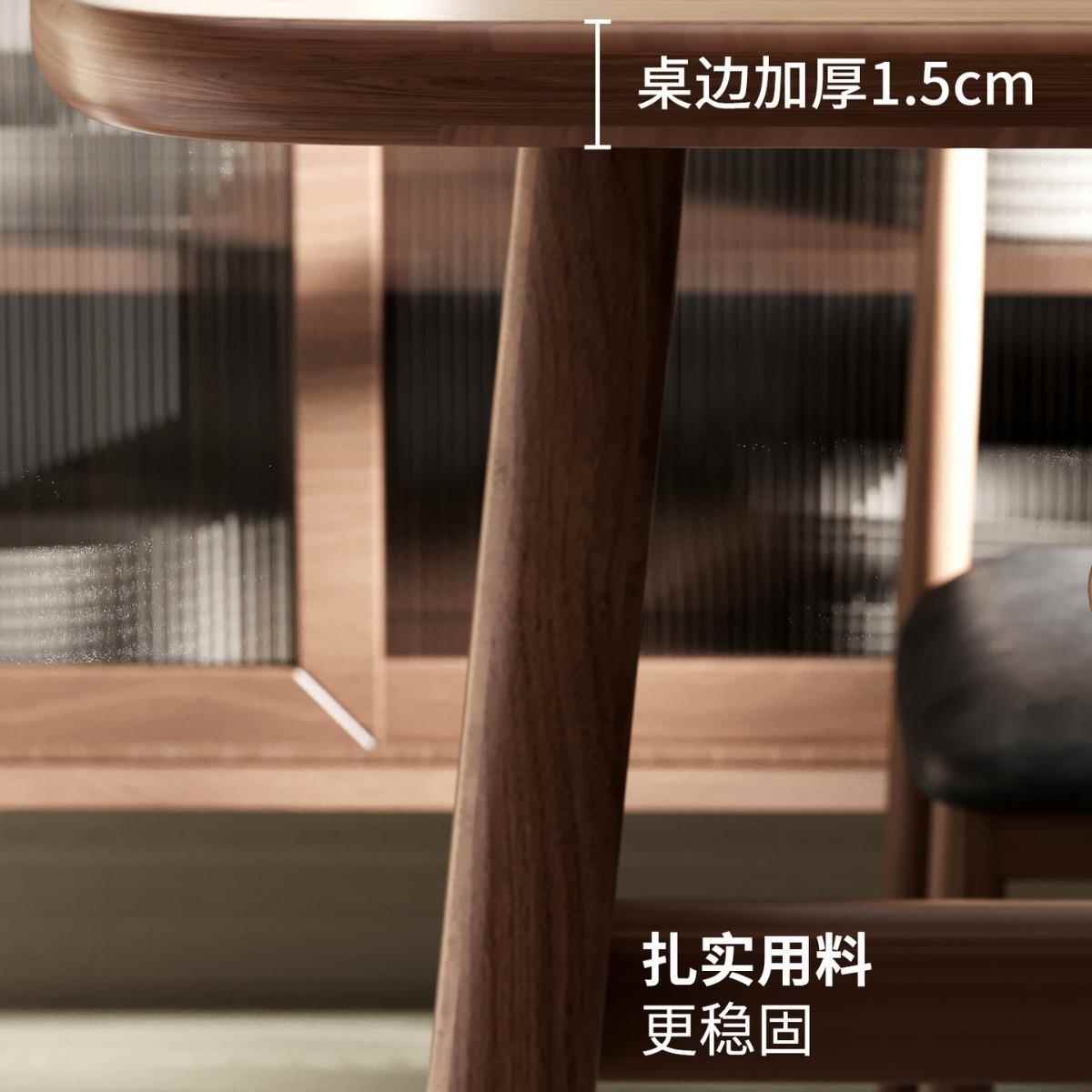 AL形餐NZG桌小家用用户型现代简约出租房长方饭桌客厅餐饮商用桌