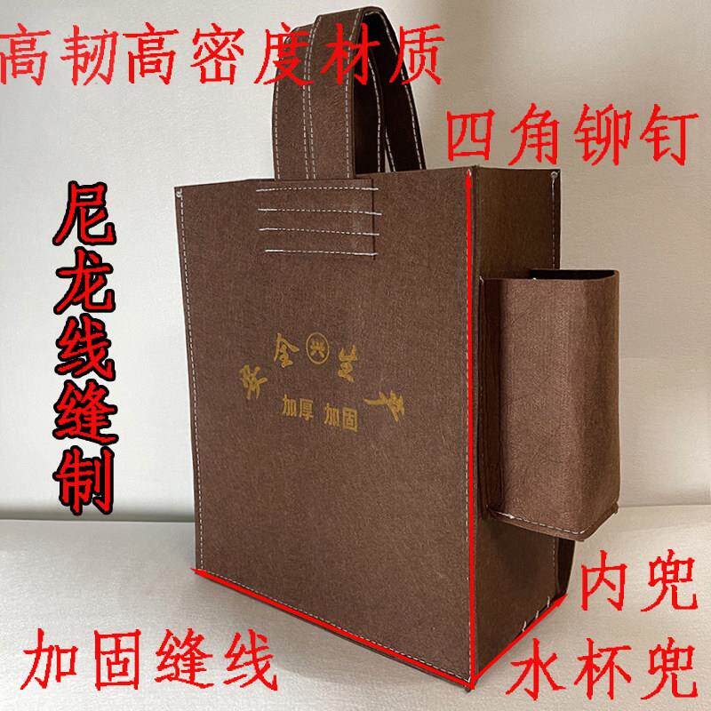 双肩工具包揹包高密度硬料铆钉加固尼龙线 线加密缝制耐磨工地建