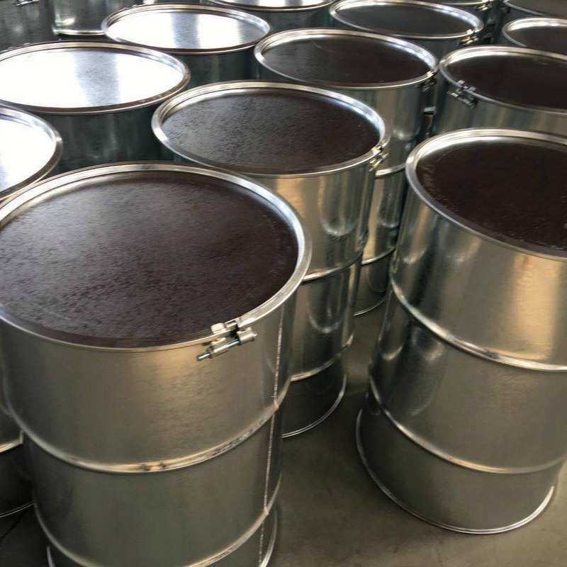 厂家批发200L开口圆形镀锌铁桶 208升化工涂料桶铁皮桶包装桶