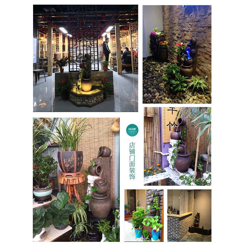 111V批发阳台装饰落地假山流水喷泉庭院装饰造景院内鱼池景观摆件