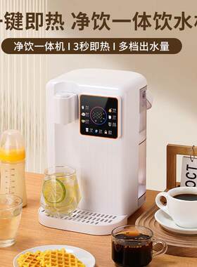 跨境美规即烧即热式饮水机小型家用速热一键出水办公室台式智能