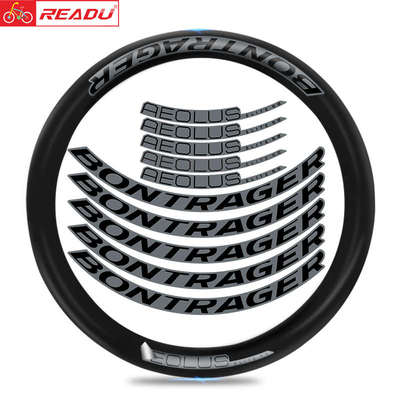 棒槌哥Bontrager Aeolus Elite 50TLR公路碟刹轮组自行车贴纸车圈