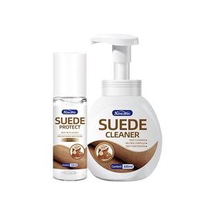 绒面麂皮鞋清洁刷鞋粉多功能三面鞋刷去污翻毛刷子铜丝刷皮鞋油刷