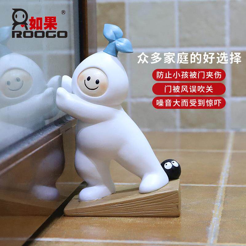 创意卜先生门推卡通树脂门塞家居装饰品防风门阻门器书档摆件
