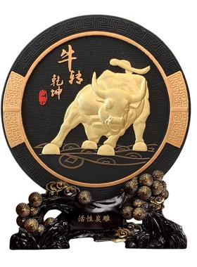 金牛摆件华尔街牛转乾坤生肖牛气冲天家居装饰品工艺品抬头牛礼品