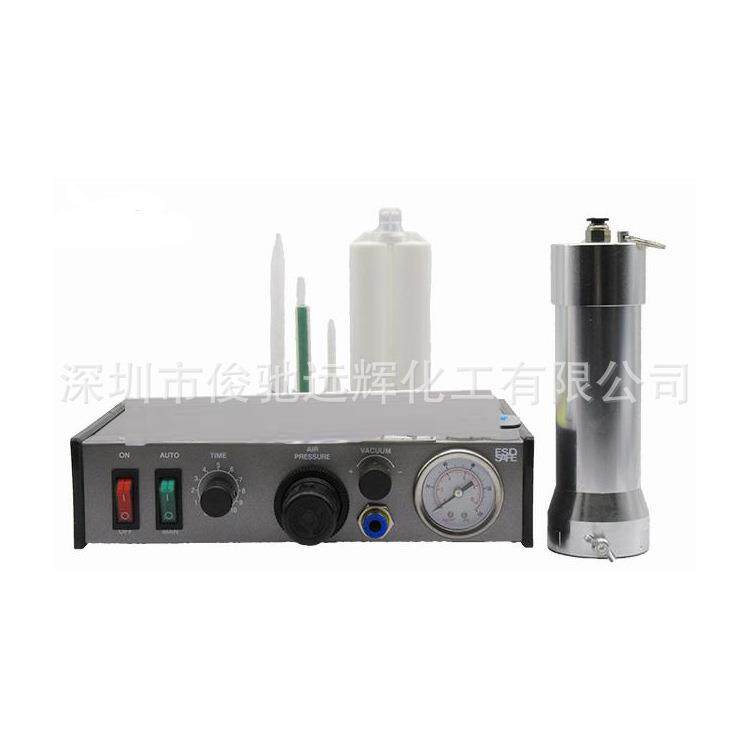 点胶机推胶器套筒1:12:1铝合金AB胶水气动打胶筒点胶工具电子元件
