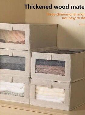 Large Capacity Fabric Clothes Organizers with Lid and