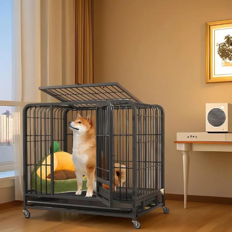 狗笼子家用室内中型犬大型犬金毛带厕所小型犬泰迪宠物笼子狗笼