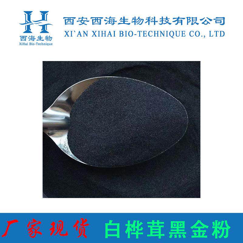 白桦茸黑金粉50% 桦树茸提取物 桦褐孔菌粉现货包邮白桦茸黑金粉