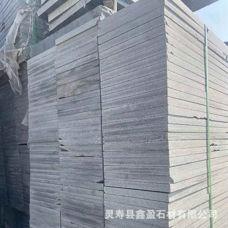黑白点石芝麻灰花岗白石市政工程路600缘石路牙芝麻灰芝麻花岩岗