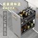调料拉篮厨房橱柜调味品双层抽屉式 小尺寸铝合金窄柜收纳置物架
