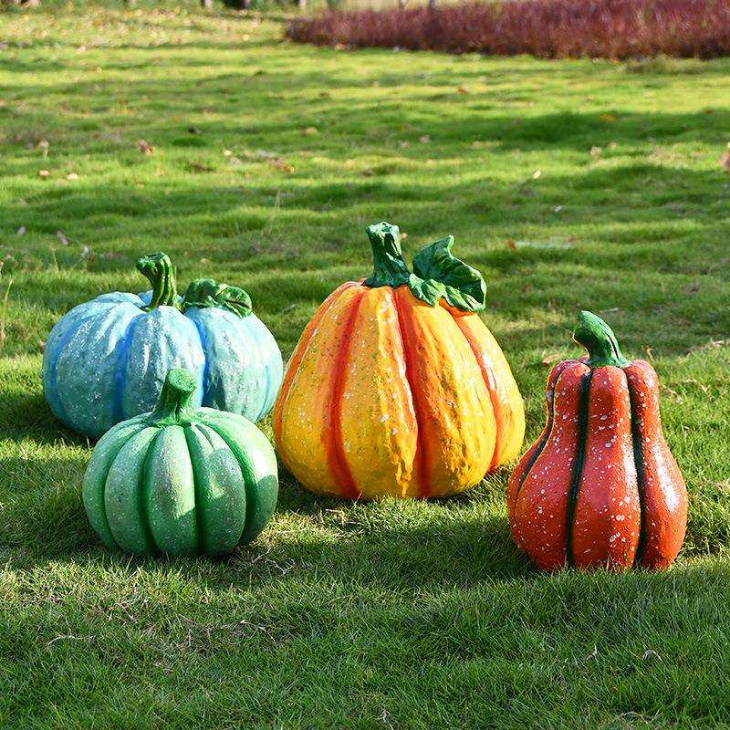 庭院花园草坪装饰造景户外仿真南瓜摆件公园小区园林景观雕塑小品
