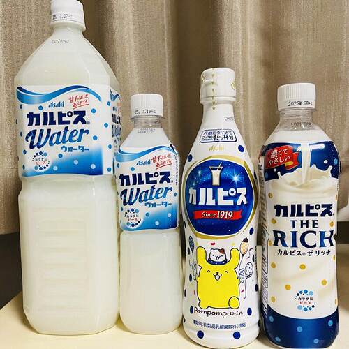 日本进口asahi朝日可尔必思calpis北海道奶油布丁乳酸菌风味饮料