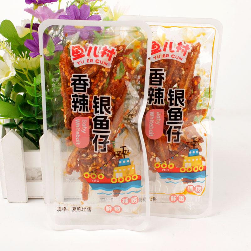 大连特产香辣银鱼仔鳗鱼丝黄花鱼开袋即食休闲得财食品小吃