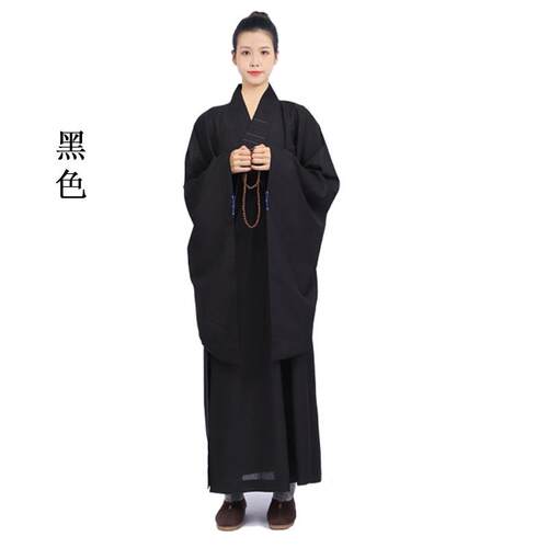 特价海青居士服禅修服男女法会拜礼朝山僧衣僧服和尚出家师父加肥