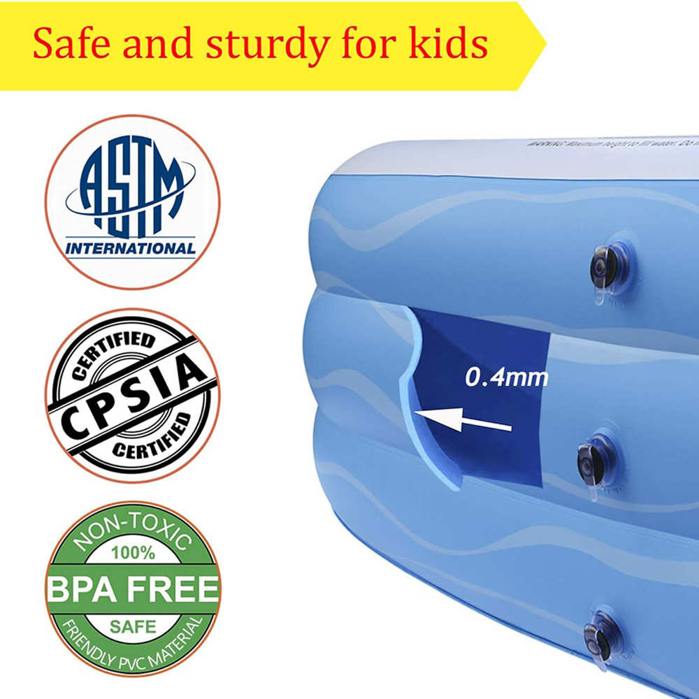 厂家生产定制PVC充气游泳池热销大型庭院充气游泳水池