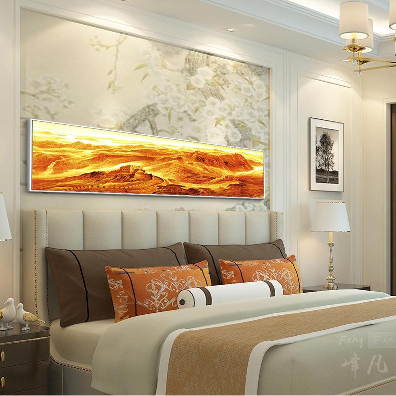 马成功字骏马画图到八骏图挂画新中式客厅墙壁画办公室装饰CT-A01