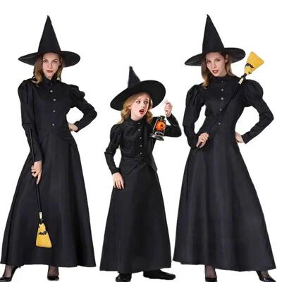Halloween Adult Girl Witch Parent Child Costume Little