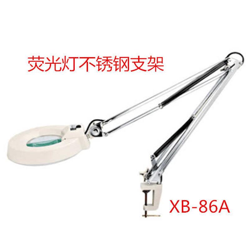 德国工业高倍数夹台式放大镜带荧光灯10倍20倍老人阅雕刻焊接检验