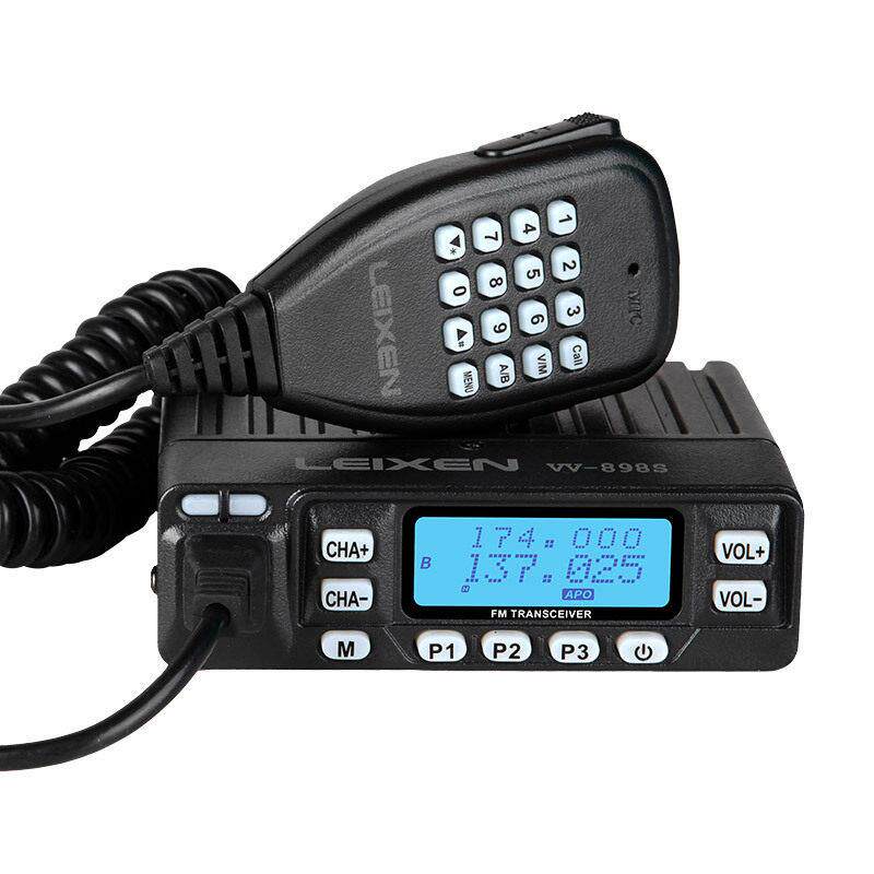 雷迅VV-898S车载对讲机UV双频车载对讲机越野自驾游25W迷你电台户