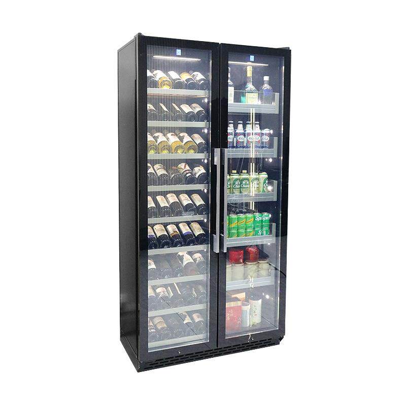大容量商用恒温酒柜870L压缩机制冷源头工厂跨境饮料茶叶冰箱