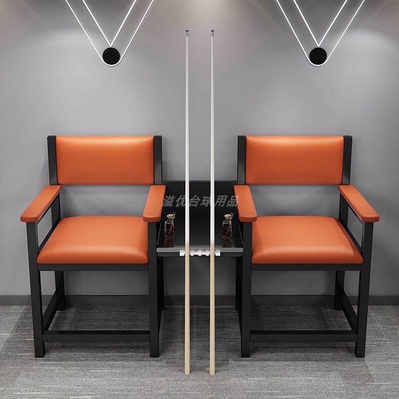 台球厅观球椅看球椅商用沙发桌椅一体桌球室双人休息座椅工厂直发