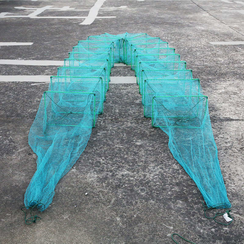 8.3米长款40x50x18节火车笼虾笼  可折叠单色牢固实用笼子 可批发